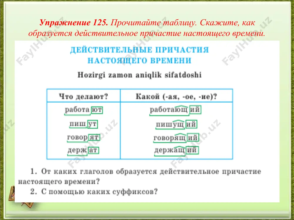 наки, соответствующие вашей работе на уроке ! ? - - мне всё понятно, я всё усвоил - у меня есть вопросы - мне надо ещё раз всё повторить