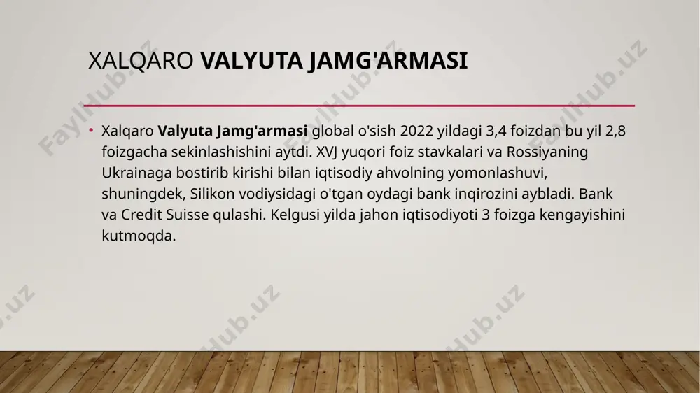 hi o‘zbekistonning oltin-valuta zaxiralari qiymatini bir oyda 1,5 mlrd dollarga oshirdi mart oyi davomida xalqaro moliya bozorida oltin narxining oshishi fonida o‘zbekistonning oltin-valuta zaxiralari 33,9 mlrd dollardan 35,4 mlrd dollarga ko‘paydi. hozirda markaziy bank zaxirasida 382 tonna yoki 12,3 mln troya unsiyadan biroz ko‘proq qimmatbaho metall mavjud. 2023 yilning 1 aprel holatiga ko‘ra, o‘zbekistonning oltin-valuta zaxiralari 35,4 mlrd dollarni tashkil qilgan. taqqoslash uchun, bu ko‘rsatkich 2023 yil 1 mart holatiga ko‘ra, 33,9 mlrd dollar bo‘lgan. mart oyi davomida oltinning fizik hajmi kamaygan bo‘lsa-da, (12,6 mln troya unsiyadan 12,3 mln troya unsiyaga), qiymati 22,8 mlrd dollardan 24,2 mlrd dollarga oshgan. bu asosan hisobot davrida jahon bozorida oltin narxlarining qimmatlashgani bilan bog‘liq. xususan, 1 mart holatiga ko‘ra 1 troya unsiya oltin narxi 1836 dollarni tashkil etgan bo‘lsa, 31 mart holatiga bu ko‘rsatkich 1969 dollargacha yetgan. xalqaro moliya bozorlarida oltin narxining qanday shakllanishi o‘zbekiston uchun muhim ahamiyat kasb etadi. mamlakat zaxiralarining 68 foizini …
