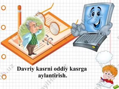 davriy kasrni oddiy kasrga aylantirish — PPTX