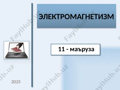 электромагнетизм — PPTX
