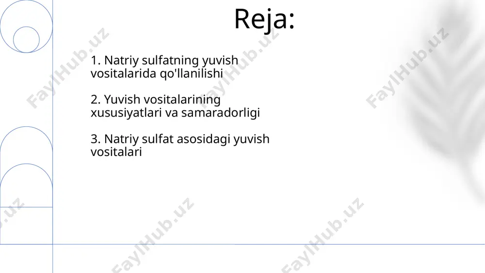 hlatiladi. 3. natriy sulfatning xususiyatlari va qo'llanilishi e'tiboringiz uchun rahmat @taqdimot_robot image1.png image2.png image3.png image4.png