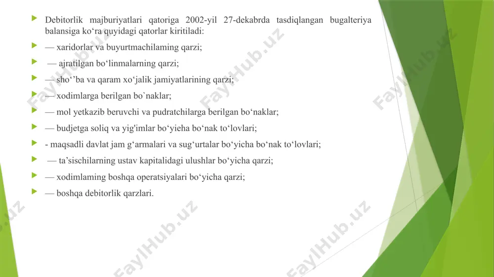 debitorlik va kreditorlik qarzlarini boshqarish - Page 4