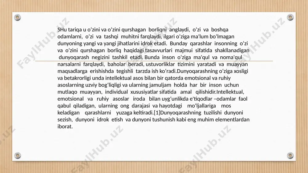 dunyoqarash va uning mohiyati - Page 5