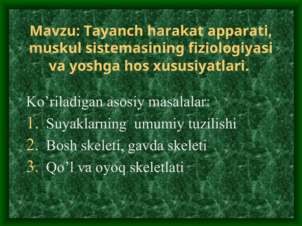 yosh fizologiya - Page 2