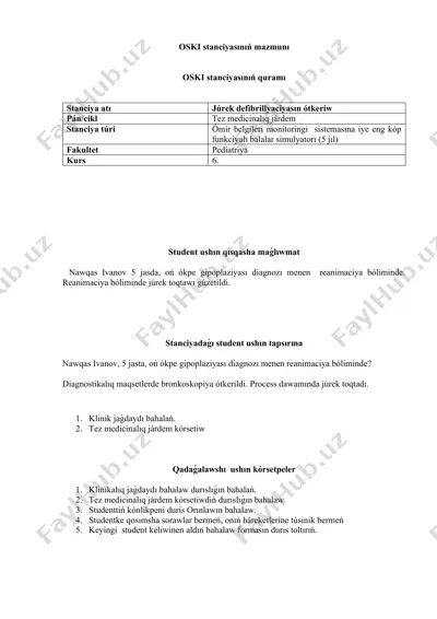 oski stanciyasınıń mazmunı — DOCX