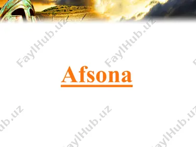 afsona — PPTX