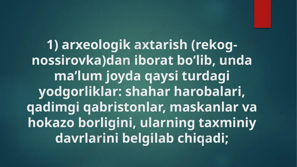 arxeologik tadqiqot turlari va sanalashtirish muommolari - Page 4