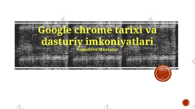 google chrome — PPTX