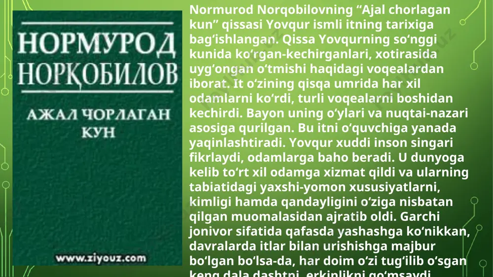 normurod norqobilovning qissalari tahlili - Page 5