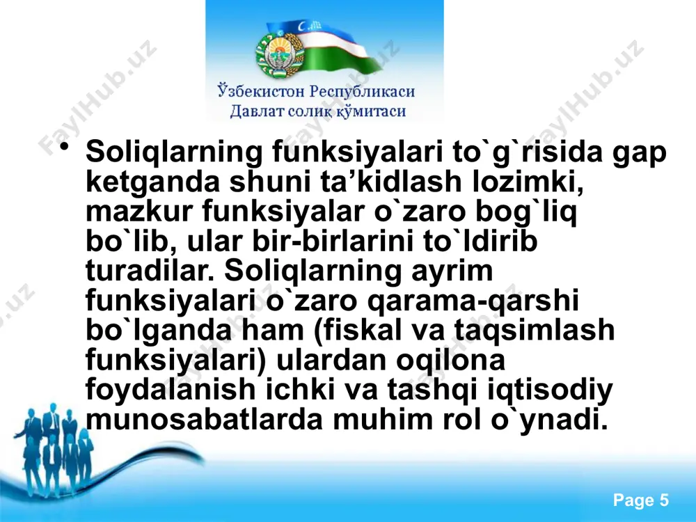 soliqlar va yigʻimlar tizimi - Page 5
