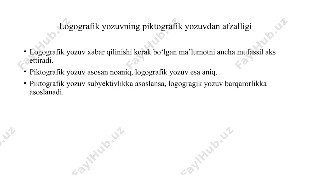 bo‘lgan ayrim shakliy farqlar tufayli o‘rxun, turfon va yenisey variantlariga ega. bularning eng qadimiysi o‘rxun variantidir. mazkur yozuv arab yozuvi singari o‘ngdan chapga qarab yozilgan va o‘qilgan fonetik yozuv tizimiga kiradi. har bir tovush yoki tovushlar birikmasi maxsus harflar bilan ifodalanib, bir-biriga ulanmay, yakka-yakka yozilgan. uyg‘ur yozuvi hozir “uyg‘ur yozuvi” nomi bilan atalayotgan qadimgi turkiy alifbo o‘tmish manbalarida bir qancha nom bilan yuritilgan. bizgacha yetib kelgan uyg‘ur yozuvli yodgorliklarning eng qadimgilari islom davridan ancha burun yaratilgan. ushbu obidalar o‘sha davr turklari ijtimoiy-siyosiy, madaniy-ma’rifiy hayotining barcha sohalarini qamraydi. adabiy, diniy- falsafiy, tarixiy, ilmiy asarlar, huquqiy, rasmiy-diplomatik bitiglar (yorliq, tilxat, guvohnoma va h.k.), xo‘jalik ishlariga oid matnlar, qabrtoshlar, tashrifnoma va boshqalar shular jumlasidandir. mavjud yodgorliklar ichida, ayniqsa, moniylik, buddizm, nasroniylik muhitida yaratilgan diniy-falsafiy asarlar salmoqli o‘ringa ega. ularning ko‘pi qo‘shni anatkak (sanskrit), to‘xri (tohar), sug‘d, tavg‘ach (xitoy) tillaridan qadimgi turkiyga o‘girilgan bo‘lib, o‘sha davr turkiy adabiyotida tarjimachilik ham muhim o‘rin egallaganidan dalolat …