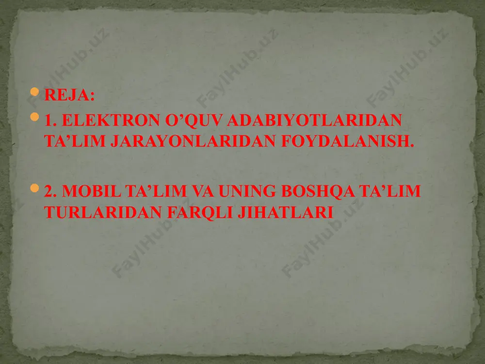 to‘g‘ridan-to‘g‘ri muloqotning yo‘qligi ham ba’zi muammolarni keltirib chiqaradi. masalan, muammoli o‘qitish jarayonini tashkil etishda ma’lum qiyinchiliklar paydo bo‘ladi. tinglovchini yetuk mutaxassis qilib tayyorlashda muammoli o‘qitishni tashkil etish muloqotni telekonferensiya orqali amalga oshirish mumkin. ammo, bu bilan muammoni to‘la hal etib bo‘lmaydi. ushbu muammoni hal etish uchun qo‘shimcha o‘quv materiallarni ishlab chiqish lozim bo‘ladi. bular qatorida turli darajadagi muammoli topshiriqlar, muammoli vaziyat hosil qiluvchi ko‘rsatmalar va hokazolar bo‘lishi maqsadga muvofiq. masofadan o’qitish omillari xx asrda insoniyat uchun yadroviy qurollar xavf solgan bo‘lsa, xxi asrga kelib, turli maqsadlarni ko‘zlab din niqobi ostida uyushtirilayotgan axborot xurujlari butun dunyoni tahlikaga solib qo‘y­moqda. «internet — bu katta bir do‘kon. do‘konga borganda, odam xohlagan molini sotib oladi. internetni ham shunday bir bozor, ya’ni axborot bozori, deb tushunish ke­rak». axborot globallashuvi jarayonida milliy axborot makonini shakllantirish, himoya qilish va uni rivojlantirishning tashkiliy-huquqiy asoslarini yaratish har bir davlatning strategik manfaatlari bilan hamohang bo‘lgan ustuvor vazifalar sirasiga kiradi. xalqaro …