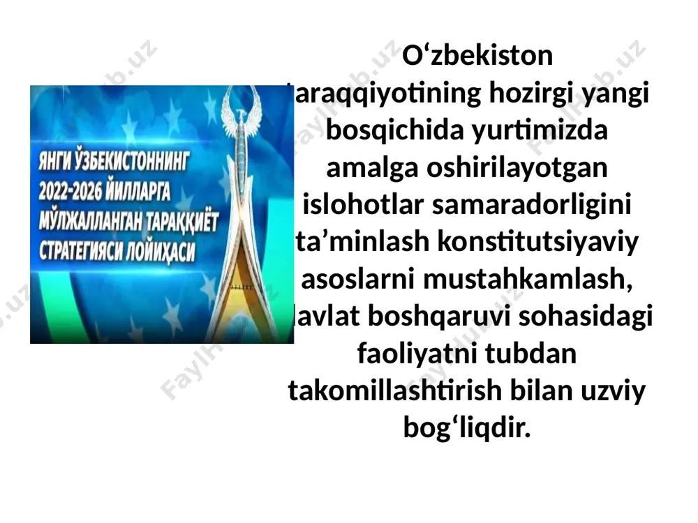 taraqqiyot strategiyasi – islohotlar va istiqbollar - Page 5