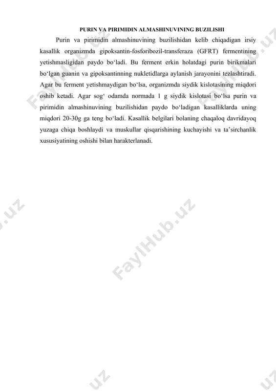 tibbiyot genetikasi. irsiy kasalliklar - Page 5