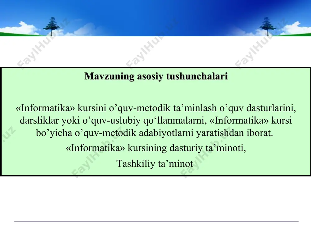idagi virtual o’quv muhitini shakllantiruvchi didaktik vositalar. fanlardan yaratiladigan didaktik vositalarga qo’yiladigan talablar: 1. didaktik vositalar – o’quv materialini taqdim etishning tushunarli, obrazli va harakatli komponentlarining o’zaro bog’liqligiga tayangan holda qurilishi. 2. didaktik vositalar o’quv materialini yuqori tartibli tuzilma ko’rinishida ta’minlashi. fanlararo mantiqiy o’zaro bog’liqlikning hisobga olinishi. 3. didaktik vositalarda ta’lim oluvchiga o’quv materialini bosqichma-bosqich o’zlashtirganligini turli xildagi nazoratlarni amalga oshirish asosida aniqlash imkoniyatlarining yaratilishi (m: taqdimot). didaktik vositalarni ishlab chiqish va foydalanishga qo’yilgan umumiy talablarni hisobga olish bilan bir qatorda, uni yaratishning muvaffaqiyatliligi va sifatiga ta’sir qiluvchi bir qator psixologik talablar ham qo’yiladi. quyida didaktik vositalarga qo’yiladigan psixologik talablar keltirilgan: didaktik vositalardagi o’quv materiali ta’lim oluvchilarning yoshini, tayanch bilimlarini inobatga olib tuzilishi kerak. didaktik vositalar obrazli va mantiqiy fikrlashni rivojlantirishga yo’naltirilgan bo’lishi kerak. didaktik vositalarda o’quv materialini namoyish qilish nafaqat verbal, balki kognitiv (bilishga oid), psixоmоtor (harakatga оid), affektiv (hissiyotga оid) ham mos kelishi kerak. pedagogik dasturiy vosita qilish …