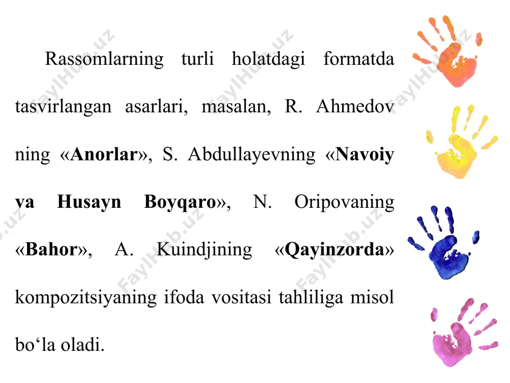 kompozitsiya tuzishda ifoda vositalari 5 - sinf - Page 5