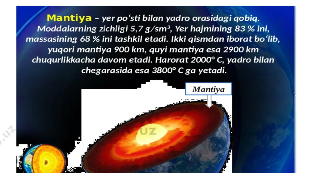 yerning geologik evolyutsiyasi va o'rganish metodlari - Page 5