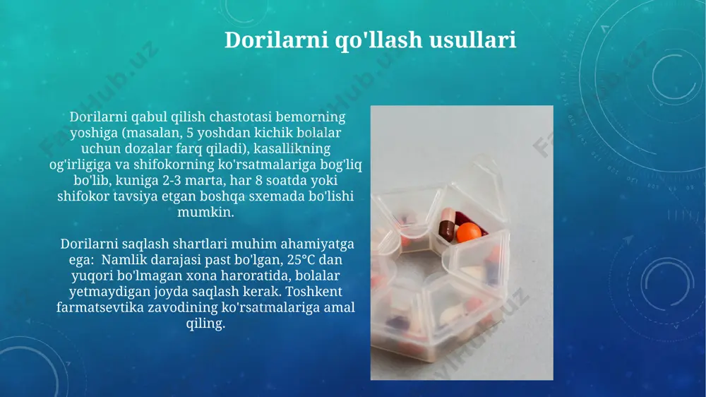dori vositalarini qo‘llash usullari - Page 4