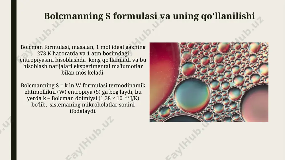termodinamik ehtimollik tushunchasi - Page 3