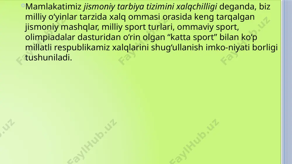 jismoniy tarbiya tizimi haqida tushuncha - Page 5