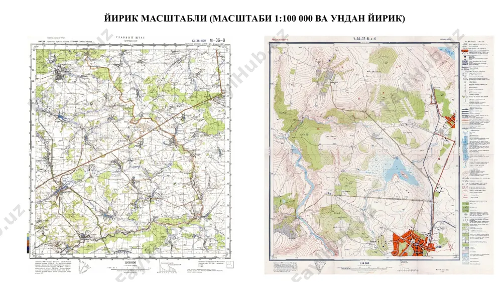 davr yotqiziqlari; -gidrogeologik; -geoximik; -foydali qazilmalar; -seysmik; -vulkanizm va boshqalar. sotsial-infrastruktura xaritalari quyidagi xillarga bo'linadi: -ta'lim; -fan; -madaniyat; -sog'liqni saqlash; -fizkultura va sport; -turizm; -maishiy va kommunal xizmat ko'rsatish va boshqalar. ijtimoiy-iqtisodiy mavzudagi xarita xaritalarni maqsadi ularni masshtabiga, mazmuniga va rasmiylashtirish (jihozlash) usuliga katta ta'sir ko'rsatadi. buni bitta hududni bir xil masshtabli va mazmunli, lekin har xil maqsadli umumgeografik yoki siyosiy-ma'muriy xaritalarni bir-biriga taqqoslasak yaqqol ko'ramiz. xaritalarni ulardan foydalanish maqsadlariga ko'ra: o'quv xaritalari, ilmiy-ma'lumotnoma xaritalar, targ'ibot va tashviqot, operativ xo'jalik, navigatsiya, kadastr, yo'l, loyiha, turistik va boshqa xaritalarga bo'lish mumkin. xaritalarni ulardan foydalanish maqsadlariga ko'ra tasnifiga maxsus xaritalarni ham kiritishadi. maxsus xaritalar ma'lum doiradagi foydalanuvchilarga va ma'lum vazifalarni echimiga mo'ljallangan bo'ladi. masalan, dengiz va daryo navigatsiya xaritalari, aeronavigatsiya xaritalari, loyiha xaritalari va boshqalar. xaritalarni ulardan foydalanish maqsadlarga ko'ra tasniflash o'quv xaritalari ilmiy-ma'lumotnoma xaritalar dengiz navigatsiya xaritasi 1976 yil o'zbekiston temir yo'llari sxematik xaritasi manba: geoportal gkk xaritalarni tiplariga ko'ra tasniflashda, …