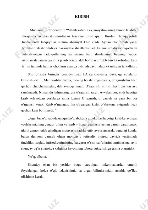 issiqlik harakati ularning muvozanat vaziyatlari atrofida kichik tebranishlaridan iborat boʻladi. kristall va amorf q j.lar mavjud. kristallarda atomlarning muvozanat vaziyatlari fazoda davriy joylashadi. amorf jismlard a atomlar tartibsiz joylashgan nuqtalar atrofida tebranadi. qattiq jismning turgʻun (eng kichik ichki energiyali) holati kristall holatdir. termodinamik nuqtai nazardan amorf jism metaturgʻun holatda boʻladi va vaqt oʻtishi bilan kristallanishi kerak. tabiatdagi barcha moddalar (suyuq geliydan tashqari) atm. bosimida va t>0 k trada qotadi. qattiq jism xossalarini uning atommolekulyar tuzilishini va zarralari harakatini bilgan holda tushuntirish mumkin. qj.ning makroskopik xususiyatlari haqidagi maʼlumotlarni toʻplash va tartiblashtirish 17-asrdan boshlangan. qattiq jismga mexanik kuch, yorugʻlik, elektr va magnit maydon va h.k.ning taʼsirini ifodalovchi bir qator empirik qonunlar ochildi: guk qonuni (1660), dyulong va pti qonuni (1918), om qonuni (1826), videman — frans qonuni (1835) va boshqalar qattiq jism atomlar, molekulalar va ionlardan tuziladi. qattiq jismning tuzilishi atomlar orasidagi taʼsir kuchiga bogʻliq. bir xil atomlarning oʻzi turli strukturalarni hosil …
