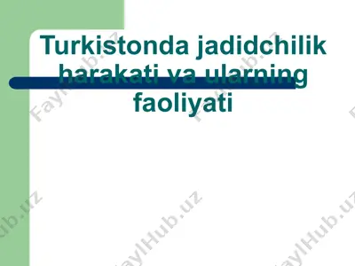 turkiston — PPTX