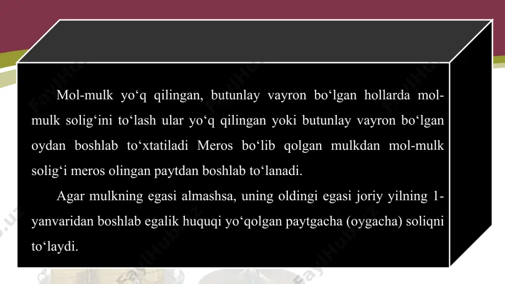 mol-mulk solig‘i va uning o‘ziga xos xususiyatlari - Page 4