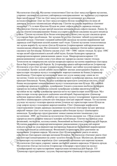 muzlatilgan g‘oshtlar — DOCX