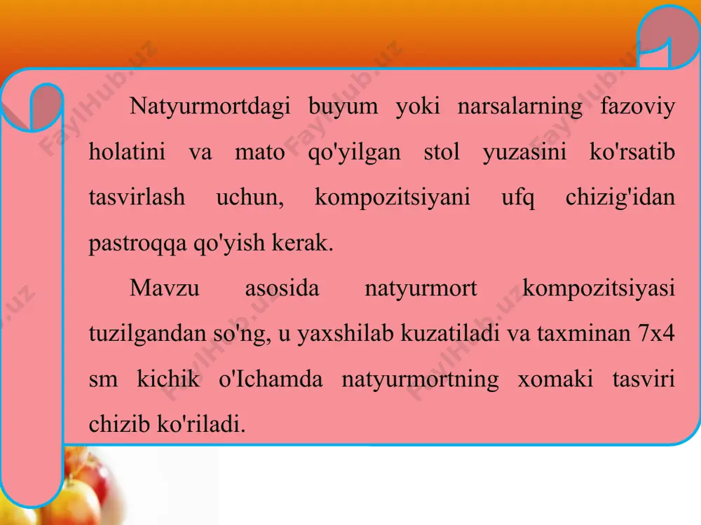 15-16-mavzu natyurmort kompozitsiyasi 6-sinf - Page 5