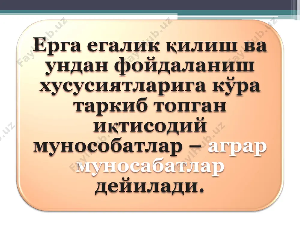 **agrar munoqotlar va renta turlari** - Page 3