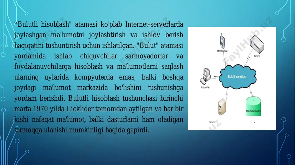bulutli texnologiyalar va ularga bilan ishlash - Page 5