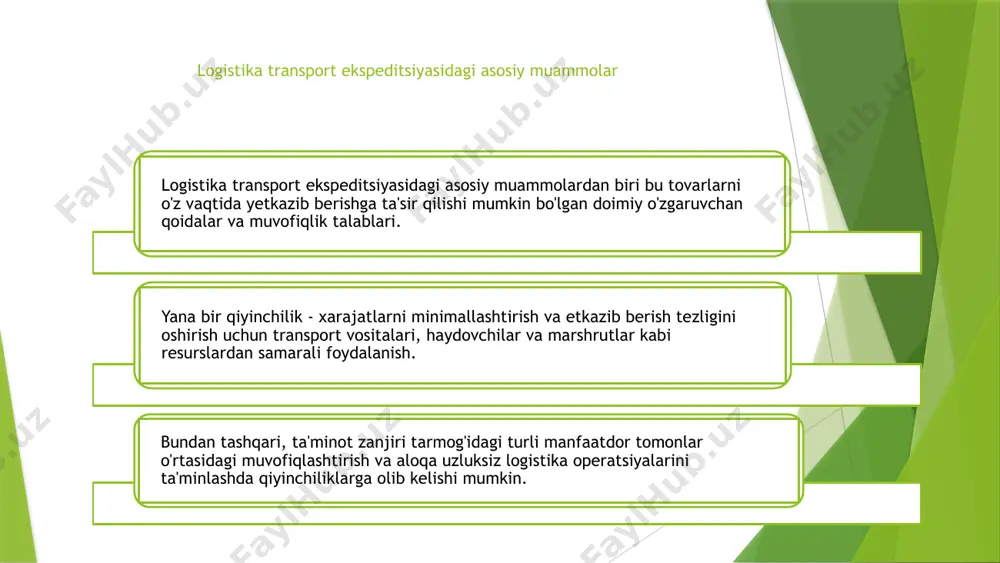 a.a. gaydaenko, o.v. gaydaenko. logistika: uchebnik 2-e izd.— m.: knorus, 2009–277 s. 2. nerush yu.m. logistika : uchebnik. 4-e izd. – m.: ooo «izd. prospekt», 2006. – 520b. 3.gadjinskiy a.m. logistika: uchebnik. – 13-e izd., pererab. i dop. – m.: «dashkov i k˚», 2006. – 432 s. 4.kanke a.a.kashevayai.p. logistika: uchebnik forum-infra- — m.:2005. -350s. e'tiboringiz uchun rahmat image1.png image2.png image3.png