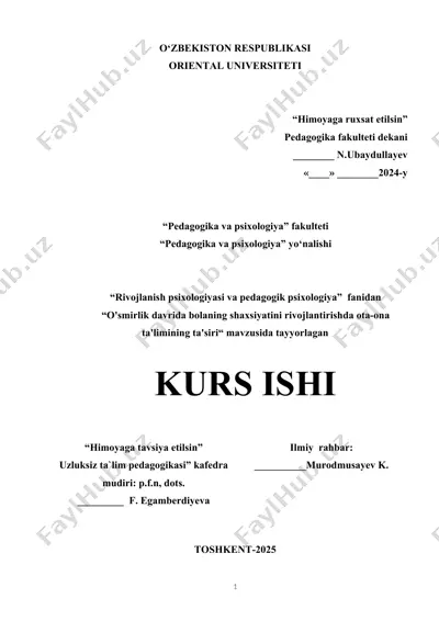 himoyaga ruxsat etilsin — DOCX