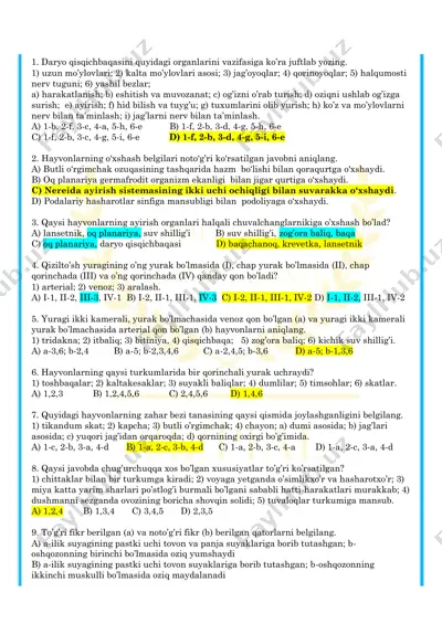 biologiya sinovlari — PDF