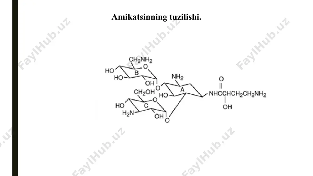atilgan holda c1, c1a, c2a va c2 tartibida elute qilinadi. mobil fazada metanol ulushini kamaytirish orqali ko'proq qutbli aminoglikozidlar amikasin va neaminni ajratish mumkin. netilmitsin metanolning ko'proq qismini talab qiladi. har bir aminoglikozid uchun boshqalardan biri ichki standart sifatida ishlatilgan. gentamitsin komponentlarini ajratish farmatsevtik preparatlar, farmakokinetika va toksikologik tadqiqotlar sifatini nazorat qilishda qiziqish uyg'otadi. gentamitsin komponentlari derivatizatsiya va ajralish sharoitlariga qarab teskari fazali ustunlarda 1-5 cho'qqigacha ajralishi mumkin. gentamitsin benzol-sulfonilxlorid (bsc) bilan hosil qilinganda, hosilalar bitta cho'qqi sifatida elutsiyalanadi. dansil xlorid yoki fdnb derivatizatsiyasidan so'ng, gentamitsin 2 ta alohida cho'qqiga aylanadi. dansil va dinitrofenil hosilalarining elutsiya tartibi o'xshash, ammo komponentlarning ajralishi har xil. gentamitsin tarkibiy qismlarining saqlanishi gentamitsin tarkibidagi metil guruhlari soni bilan ortadi deb taxmin qilinadi. dansil hosilalari sifatida gentamitsinlar c1a va c2 birgalikda, keyin esa alohida cho'qqi sifatida gentamitsin c1 ajralib chiqadi (28). 2,4-dinitrofenil hosilalari sifatida gentamitsin c1a koelutsiya qiluvchi c1 va c2 komponentlaridan oldin elute qilinadi (29, …