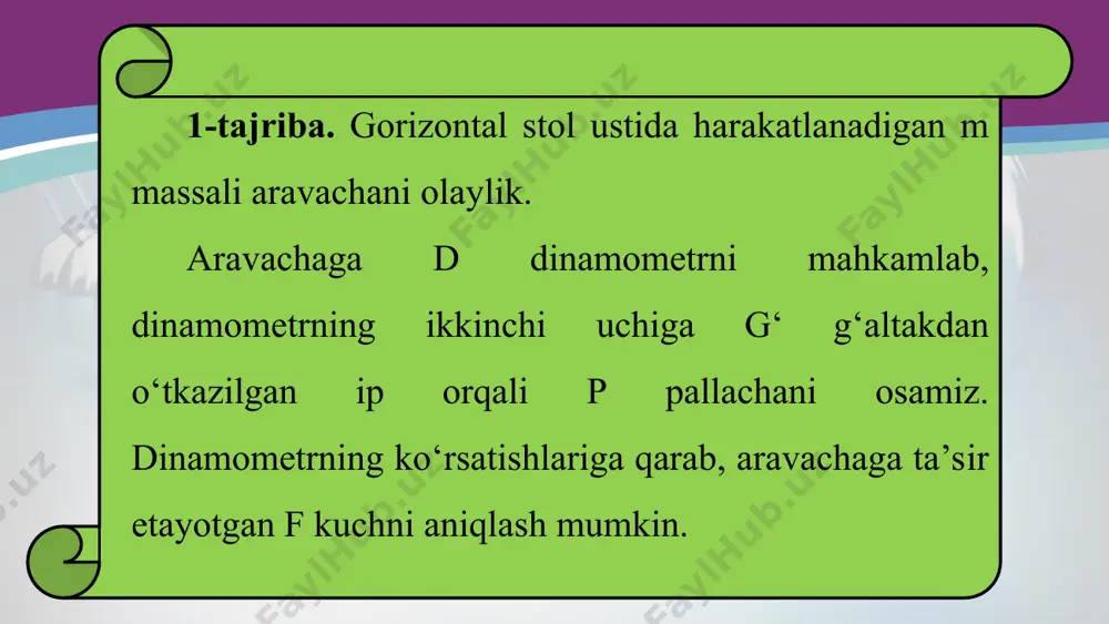 nyutonning ikkinchi qonuni 7-sinf - Page 5