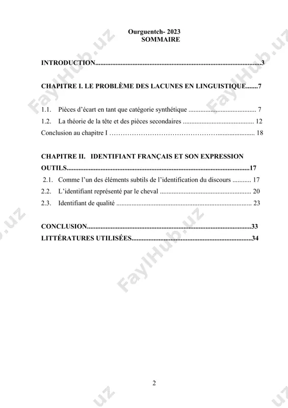 possibilité scientifique-technique, au développement des relations culturelles, économiques et politiques de l’ouzbékistan avec les pays étrangers. c’est pourquoi dans les derniers temps on stimule l’attention à perfectionner la méthode de l’enseignement des langues étrangères et à augmenter sa qualité. nous savons qu’aujourd’hui la langue française occupe aussi une place autoritaire dans ce point de vue comme les autres langues étrangères. dans notre pays on crée des écoles et des lycées, des facultés dans les écoles supérieures spécialisées à la langue française. cela peut être la confirmation de notre idée. notre travail de cours est consacré à étudier les points de vue des phonéticiens sur la phonétique française et sur les sons français. l’actualité de notre travail de cours consiste en fait qu’il y a moins de recherches sur l’apprentissage de la syntaxe en ancien français. etudier la syntaxe en ancien français sera la cause de résoudre beaucoup de problèmes dans …