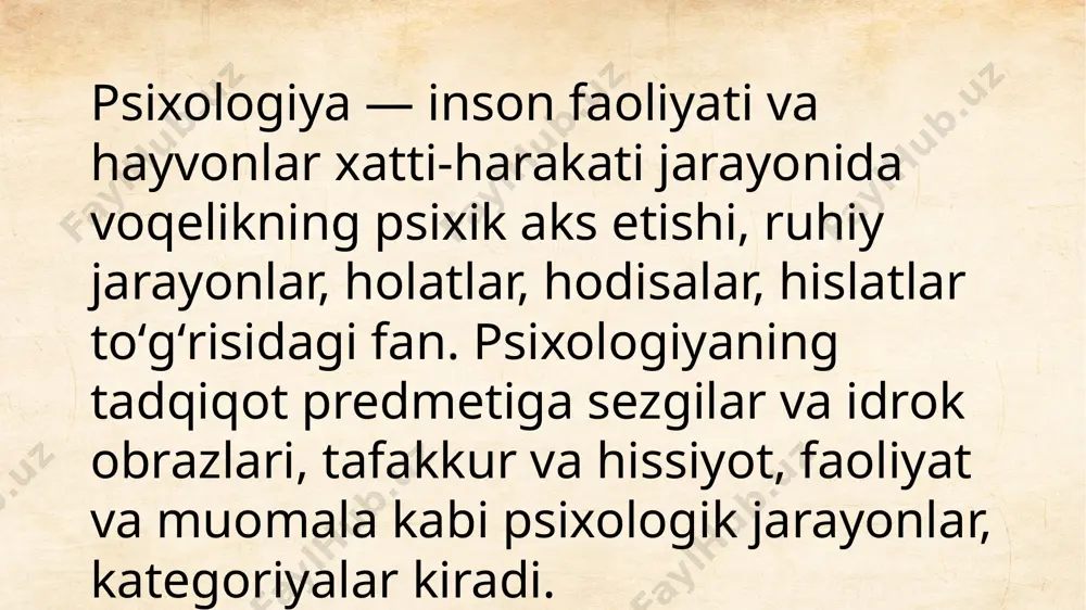 psixologik maktablarning yuzaga kelishi tarixi - Page 2