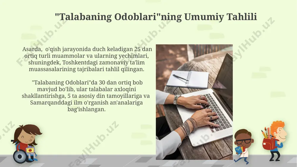 "talabaning odoblari" asar yuzasidan tahlil - Page 4