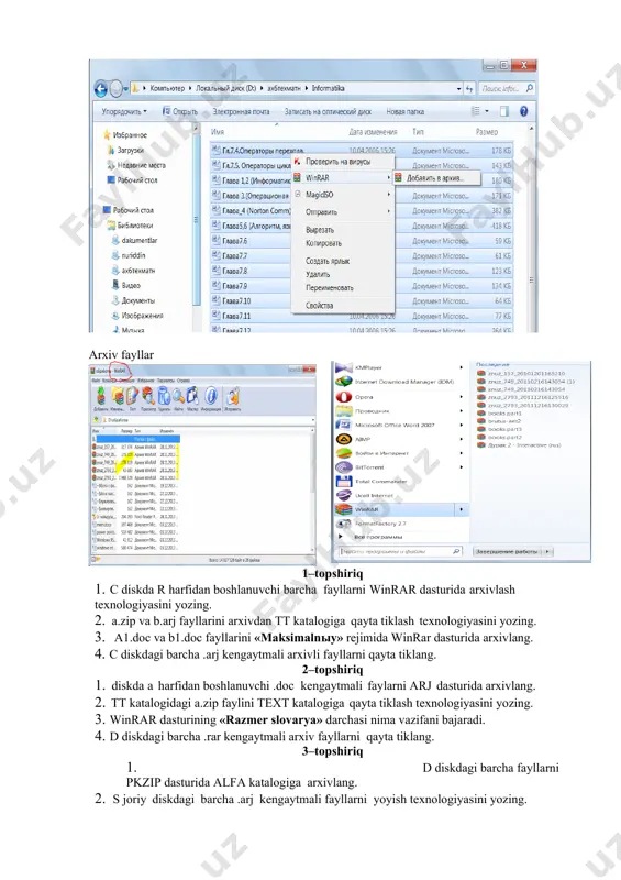 laboratoriya ishi: servis dasturlar-utilitlar bilan ishlash - Page 3