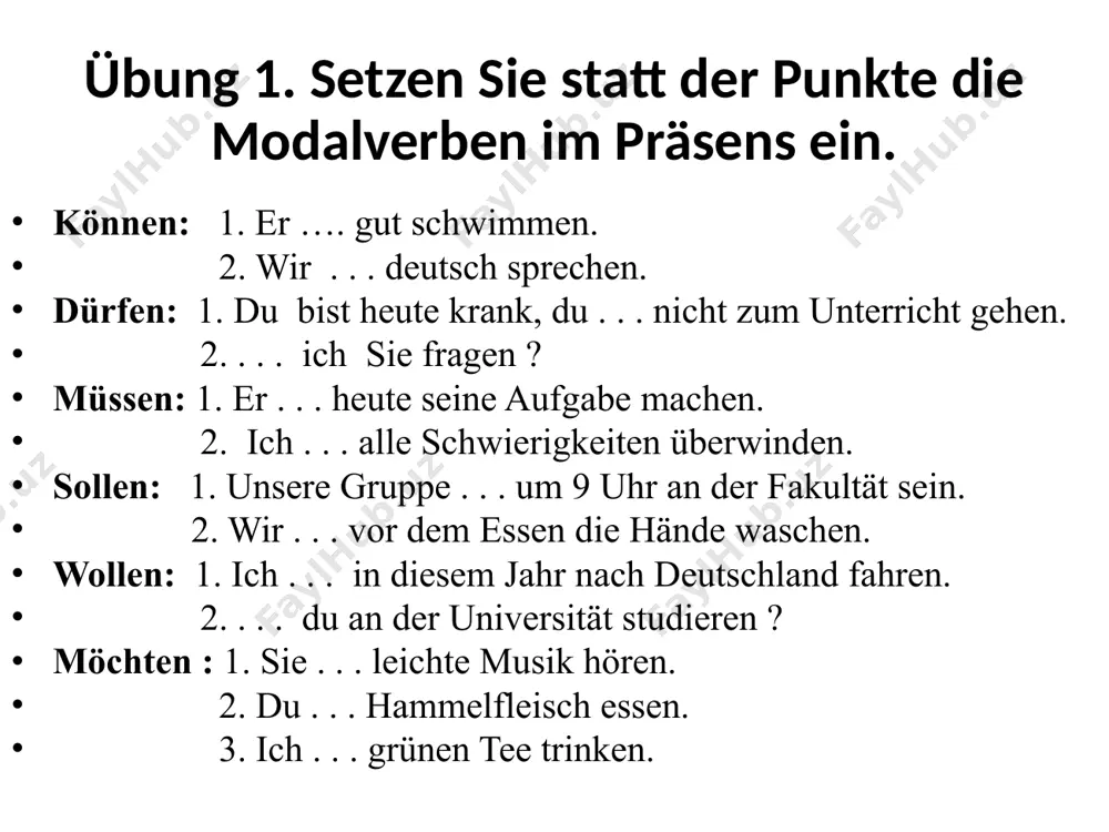 modalverben übung - Page 4