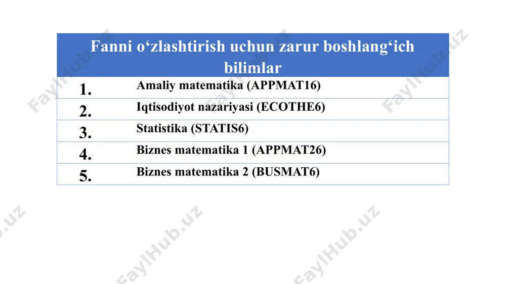 anglatadi. keng ma’noda model biror ob’yektni yoki ob’yektlar sistemasini namunasidir. model tushunchasi biologiya medisia, fizika va boshqa fanlarda ham qo‘llaniladi. modellashtirish – bu modelni yaratish bo'yicha inson faoliyati modellashtirish ob'ekti: - moddiy ob'ekt. masalan, kema, kometa; - tabiiy hodisa. masalan, momaqaldiroq,quyosh tutilishi; - jarayon. masalan, raketa parvozi; model - bu haqiqiy ob'ektning soddalashtirilgan o'xshashligi. tabiiy modellar - bu modellar ba'zi xususiyatlarni takrorlash haqiqiy qurilmalar (masalan, shakl, suzish qobiliyati, minish yoki uchish). tabiiy modellarga misollar: samolyot modeli; globus-dunyoning modeli; do'kondagi maneken-bu inson modeli. iqtisodiyotda modellashtirish asoslari. model - bu shunday moddiy yoki xayolan tasavvur ыilinadigan ob’ektki, qaysiki tadqiqot jarayonida haqiqiy ob’ektning o’rnini shunday bosadiki, uni bevosita o’rganish haqiqiy ob’ekt haqida yangi bilimlar beradi. modellarni qurishda tadqiq qilinayotgan hodisani belgilovchi muhim omillar aniqlanadi va qo’yilgan masalani yechish uchun muhim bo’lmagan qismlar chiqarib tashlanadi. iqtisodiyotda modellar turli asoslarga kо’ra tasniflanadi. amaliy maqsadiga kо’ra ekonometrik modellar iqtisodiy jarayonlarning umumiy xususiyatlari va qonuniyatlarini tadqiq qilishda …
