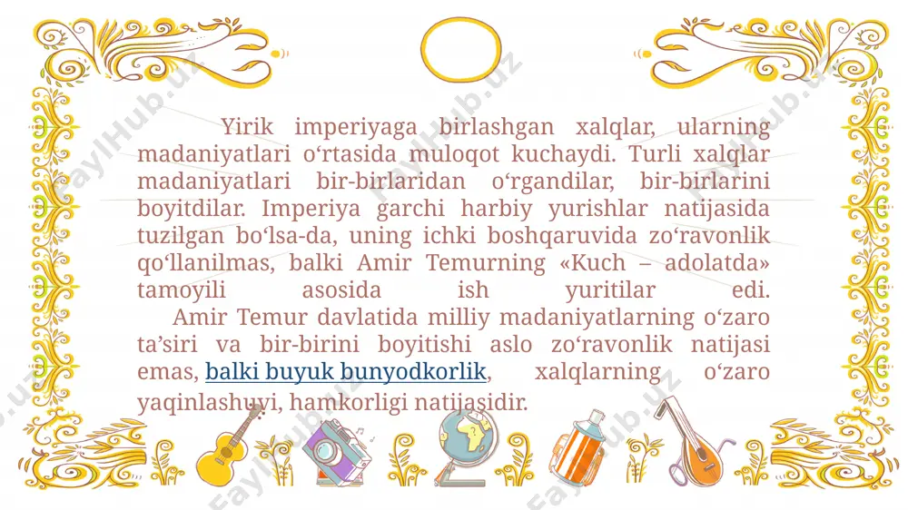 amir temurning «kuch – adolatda» tamoyili asoslari - Page 4