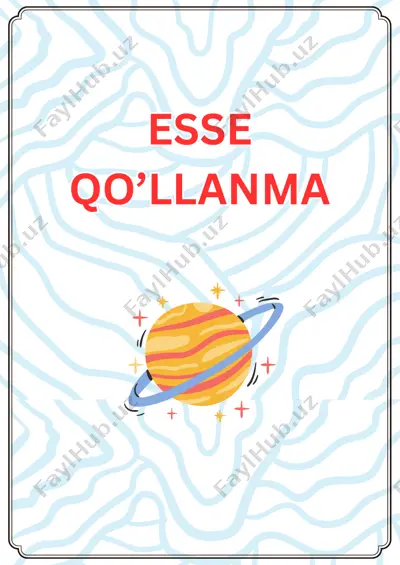 esse qo’llanma — PDF