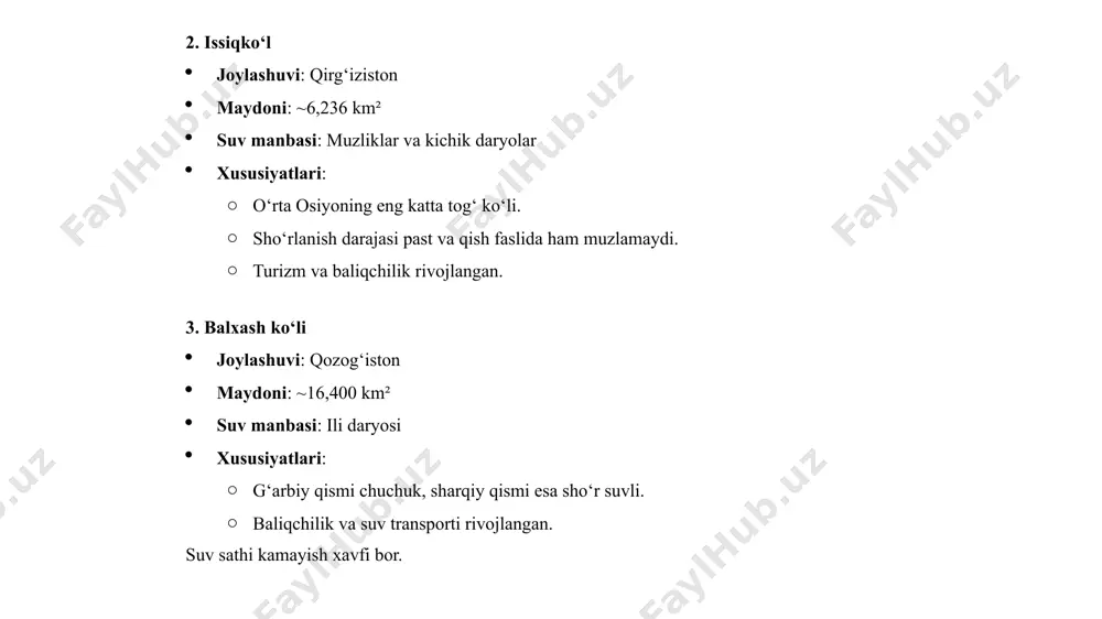 o‘rta osiyoning yirik ko‘llari - Page 3