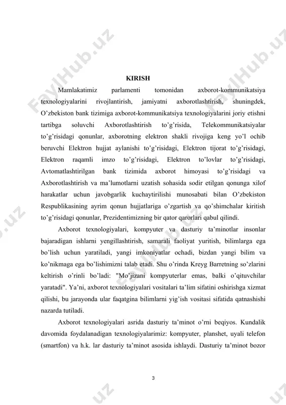 ic void main(string[] args) { console.writeline("helo world!"); } } } ekranda: hello world! dasturni satrma-satr tahlil qilaylik. c# da ikki tur sharhlar mavjud. /* bilan boshlanib, */ bilan tugaydigani bir necha satrni egallashi mumkin. yani bu belgilar orasida qolgan hamma yozuv sharh hisoblanadi. bu tur sharh c dan qolgan. c# yangi ko'rinishdagi sharhlar ham kiritilgan. bu // bilan boshlanadi va kuchi shu satr ohirigacha saqlanadi. sharhlar yoki boshqacha qilib aytganda kommentariylar kompilyator tomonidan hisobga olinmaydi va hech qanday mashina ijro kodiga aylantirilmaydi. sharhlar kerakli joyda, funksiyalardan oldin, o'zgaruvchilar e'lonidan keyin yozilganda, dasturni tushunish ancha osonlashadi va keyinchalik programma ishlash mantig'ini esga solib turadi. using system; bu juda katta kutibhona bolib unda harhil fuktsiyaalarva klasslar mavjud. namespace consoleapplication1 esa ushbu klass qaysi nom ichida joylashganligini bildirish uchun moljallangan. void main() har bir c# dasturining qismidir. main dan keyingi () qavslar c# ning funksiya deb ataluvchi blokining boshlangangini bildiradi. c# dasturi bir …