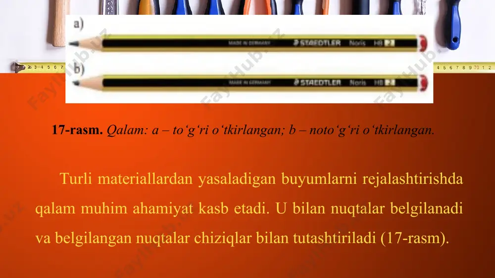 shlari oddiy usulda (qo‘lda) va jilvirlash mashinasida bajariladi (30-rasm).