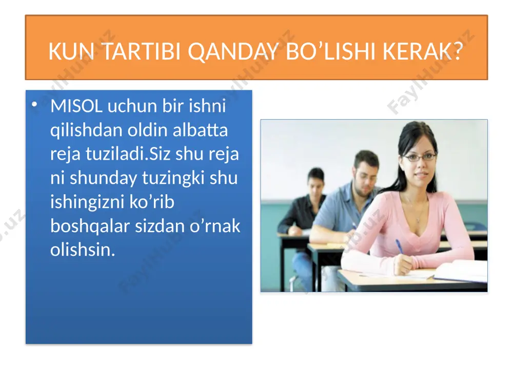 kun tartibini oqilona tuzish - Page 4