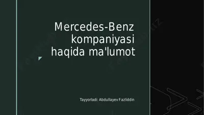 mercedes-benz — PDF